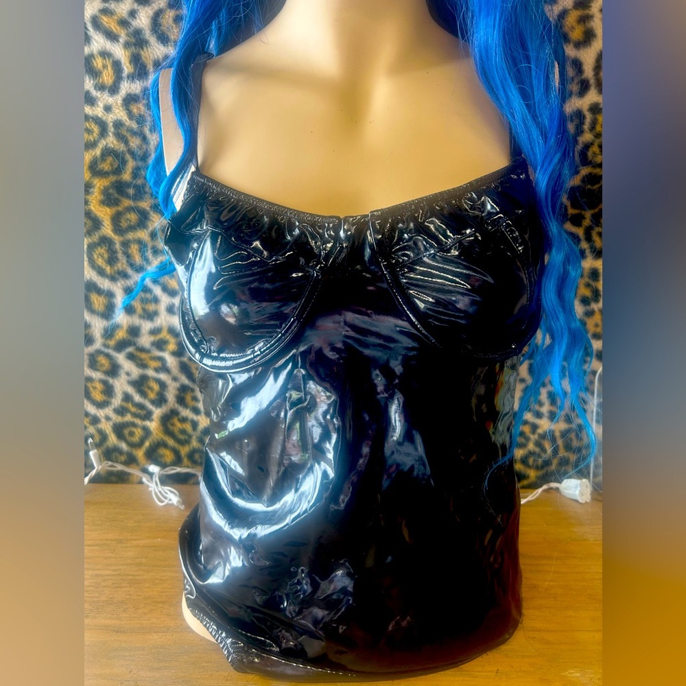 Wet look bodysuit new